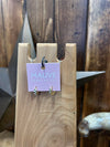 Checkered Hoop Earrings-Earrings-Mauve Jewelry Co.-Lucky J Boots & More, Women's, Men's, & Kids Western Store Located in Carthage, MO
