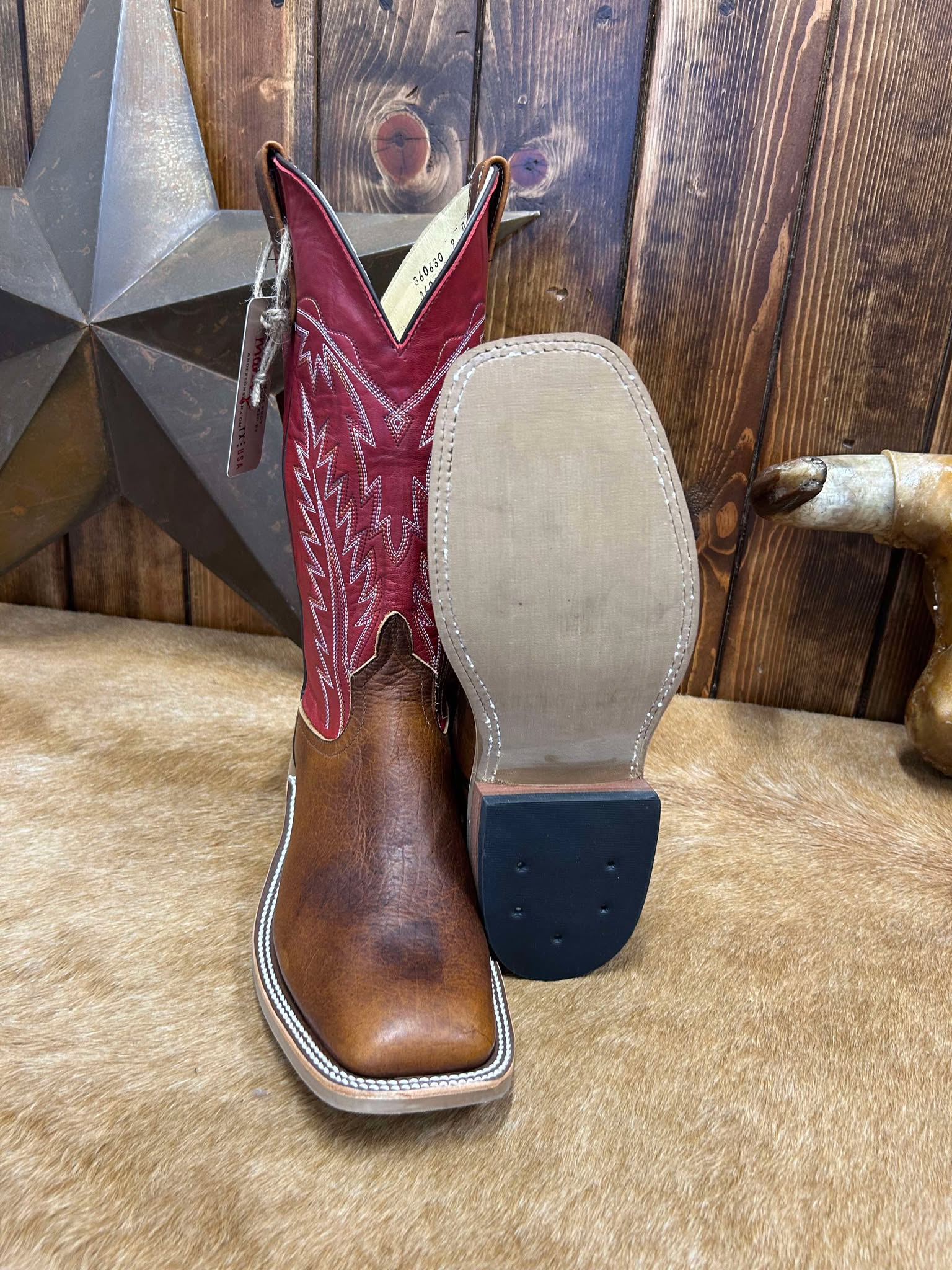Men's Anderson Bean Whiskey Yak & Tristan V-Crunch Kidskin Boots-Men's Boots-Anderson Bean-Lucky J Boots & More, Women's, Men's, & Kids Western Store Located in Carthage, MO
