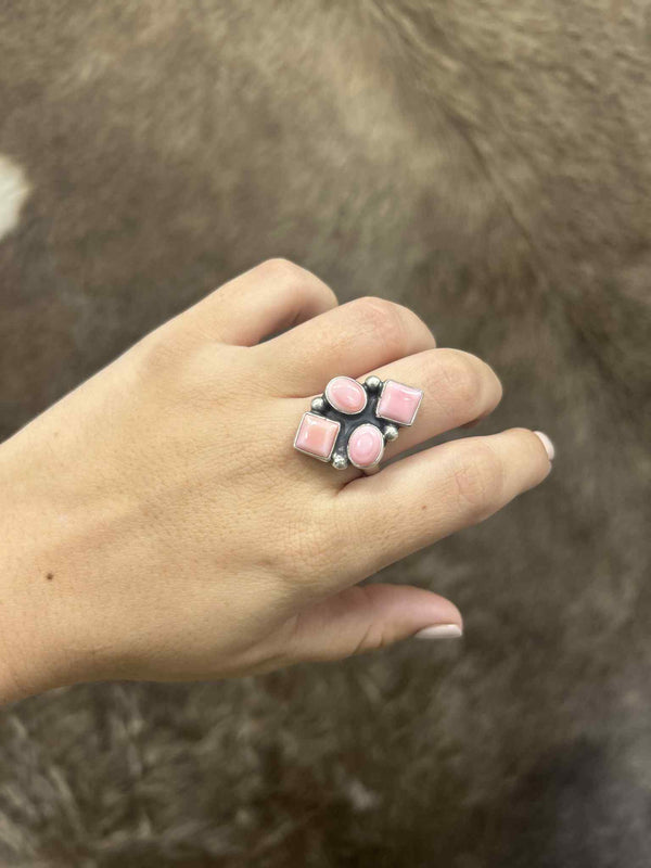 Arely Ring-Rings-LJ Turquoise-Lucky J Boots & More, Women's, Men's, & Kids Western Store Located in Carthage, MO