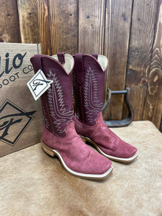 Men's Fenoglio Burgundy Roughout Boot-Men's Boots-Fenoglio Boots-Lucky J Boots & More, Women's, Men's, & Kids Western Store Located in Carthage, MO