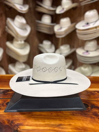 Rodeo King Quenten 24K 5" Flat Brim Straw Hat-Straw Cowboy Hats-Rodeo King-Lucky J Boots & More, Women's, Men's, & Kids Western Store Located in Carthage, MO