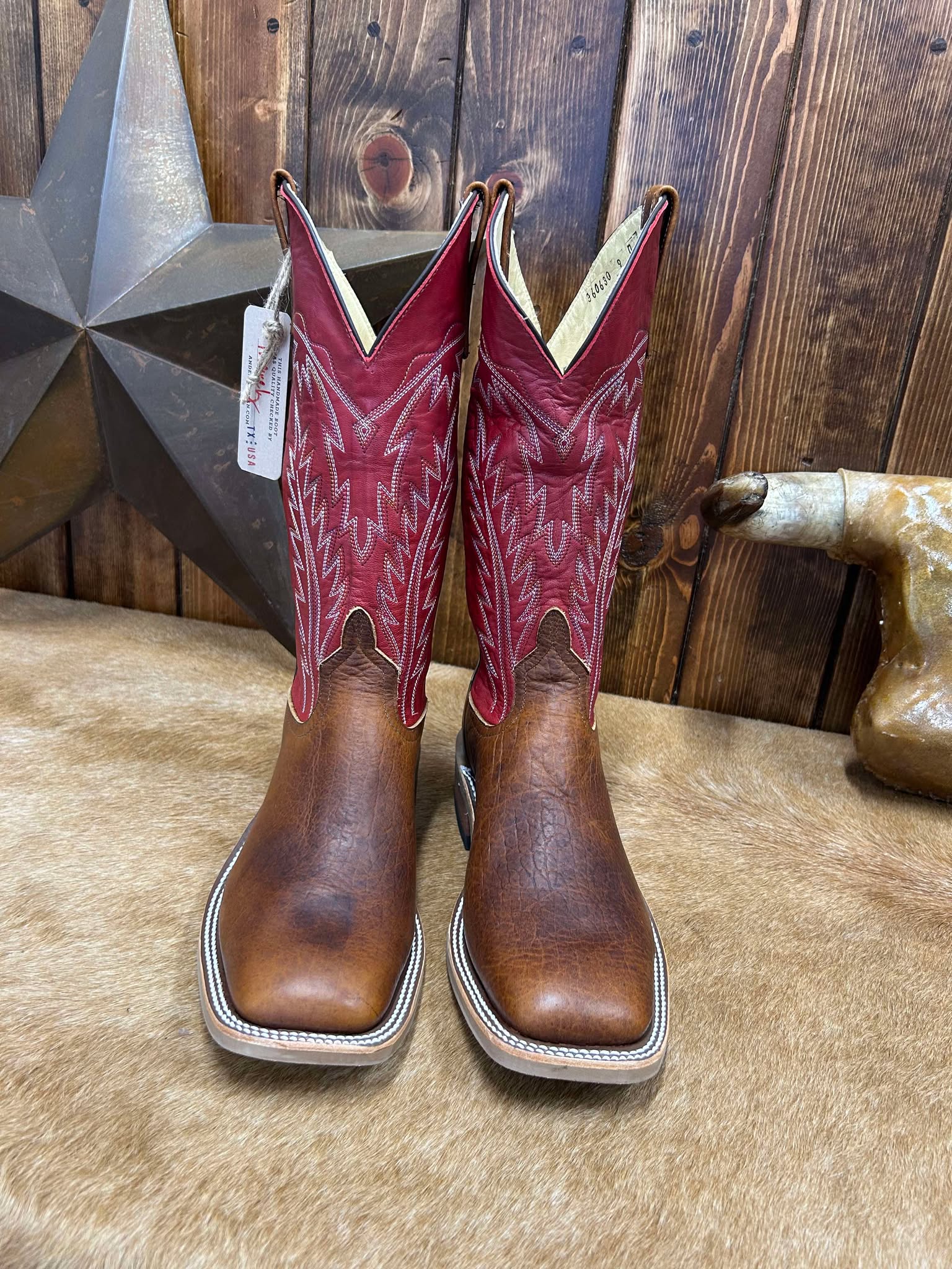 Men's Anderson Bean Whiskey Yak & Tristan V-Crunch Kidskin Boots-Men's Boots-Anderson Bean-Lucky J Boots & More, Women's, Men's, & Kids Western Store Located in Carthage, MO