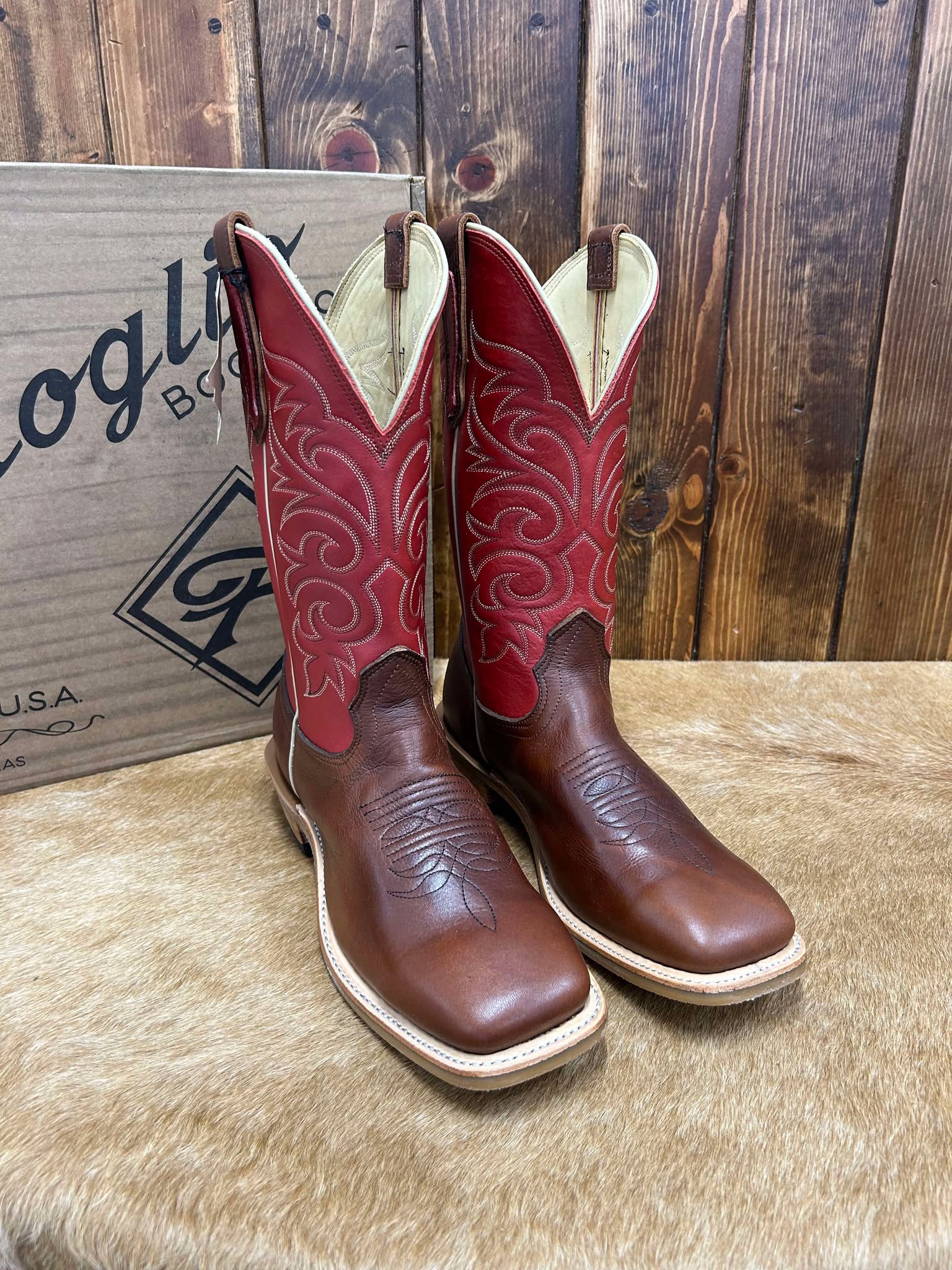 Men's Fenoglio Cognac King Ranch Boot