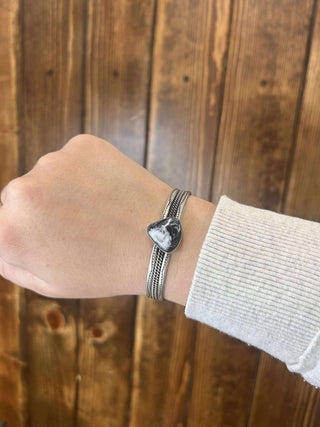 Selah Cuff-Bracelets-LJ Turquoise-Lucky J Boots & More, Women's, Men's, & Kids Western Store Located in Carthage, MO