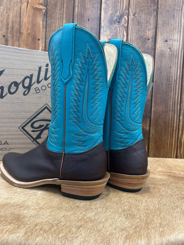 Men's Fenoglio Mocha Pull Up Boot-Men's Boots-Fenoglio Boots-Lucky J Boots & More, Women's, Men's, & Kids Western Store Located in Carthage, MO