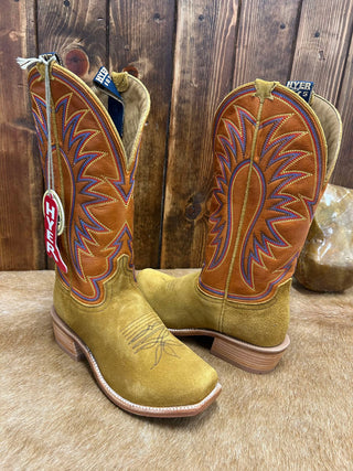 Men's Hyer Spearville Bronze Roughout Boot-Men's Boots-HYER Boots-Lucky J Boots & More, Women's, Men's, & Kids Western Store Located in Carthage, MO
