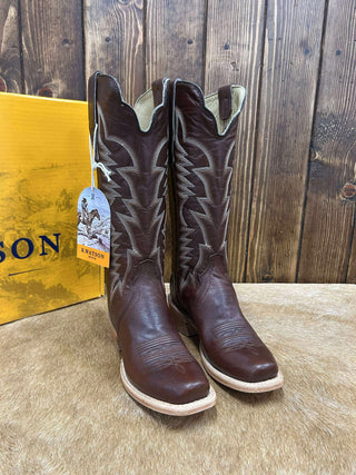 Women's R. Watson Brass Goat Boot-Women's Boots-R. Watson-Lucky J Boots & More, Women's, Men's, & Kids Western Store Located in Carthage, MO