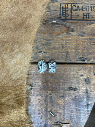 Gwendolyn Earrings-Earrings-LJ Turquoise-Lucky J Boots & More, Women's, Men's, & Kids Western Store Located in Carthage, MO