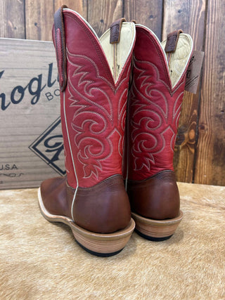 Men's Fenoglio Cognac King Ranch Boot-Men's Boots-Fenoglio Boots-Lucky J Boots & More, Women's, Men's, & Kids Western Store Located in Carthage, MO