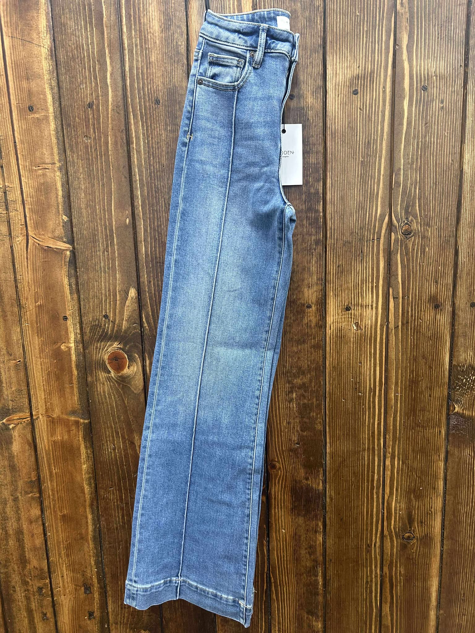 Hidden Naya Mid Rise Wide Leg Jean-Women's Denim-HIDDEN-Lucky J Boots & More, Women's, Men's, & Kids Western Store Located in Carthage, MO