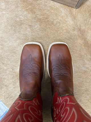 Men's Fenoglio Cognac King Ranch Boot-Men's Boots-Fenoglio Boots-Lucky J Boots & More, Women's, Men's, & Kids Western Store Located in Carthage, MO