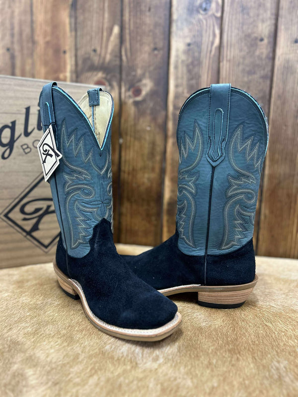 Women's Fenoglio Black Avatar Roughout Boot-Women's Boots-Fenoglio Boots-Lucky J Boots & More, Women's, Men's, & Kids Western Store Located in Carthage, MO