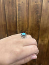 Ozzy Ring-Rings-LJ Turquoise-Lucky J Boots & More, Women's, Men's, & Kids Western Store Located in Carthage, MO
