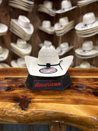 American 7210 RC Straw Hat 4 1/4" RCZ Brim-Straw Cowboy Hats-American Hat Co.-Lucky J Boots & More, Women's, Men's, & Kids Western Store Located in Carthage, MO