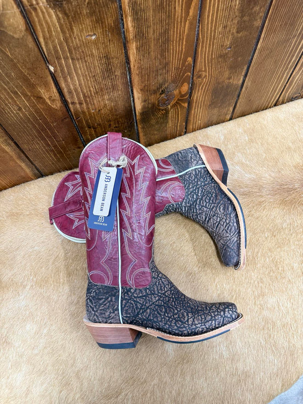 Women's Anderson Bean Chestnut Safari Elephant Boot-Women's Boots-Anderson Bean-Lucky J Boots & More, Women's, Men's, & Kids Western Store Located in Carthage, MO