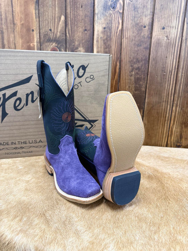 Women's Fenoglio Grape Moto Roughout Boots-Women's Boots-Fenoglio Boots-Lucky J Boots & More, Women's, Men's, & Kids Western Store Located in Carthage, MO
