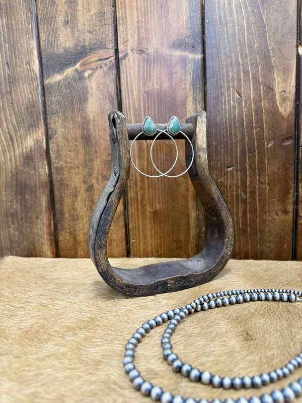 Jenny Earrings-Earrings-LJ Turquoise-Lucky J Boots & More, Women's, Men's, & Kids Western Store Located in Carthage, MO