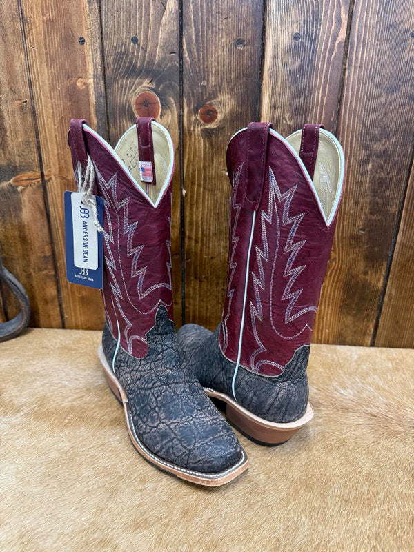 Men's Anderson Bean Chestnut Safari Elephant Boot-Men's Boots-Anderson Bean-Lucky J Boots & More, Women's, Men's, & Kids Western Store Located in Carthage, MO