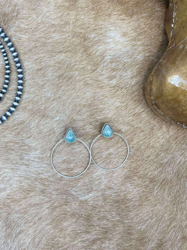 Jenny Earrings-Earrings-LJ Turquoise-Lucky J Boots & More, Women's, Men's, & Kids Western Store Located in Carthage, MO