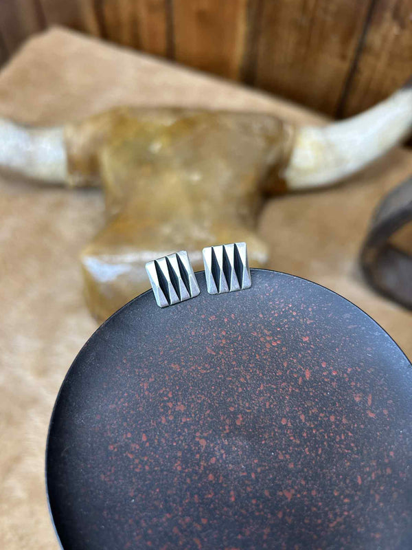 Baylor Earrings-Earrings-LJ Turquoise-Lucky J Boots & More, Women's, Men's, & Kids Western Store Located in Carthage, MO