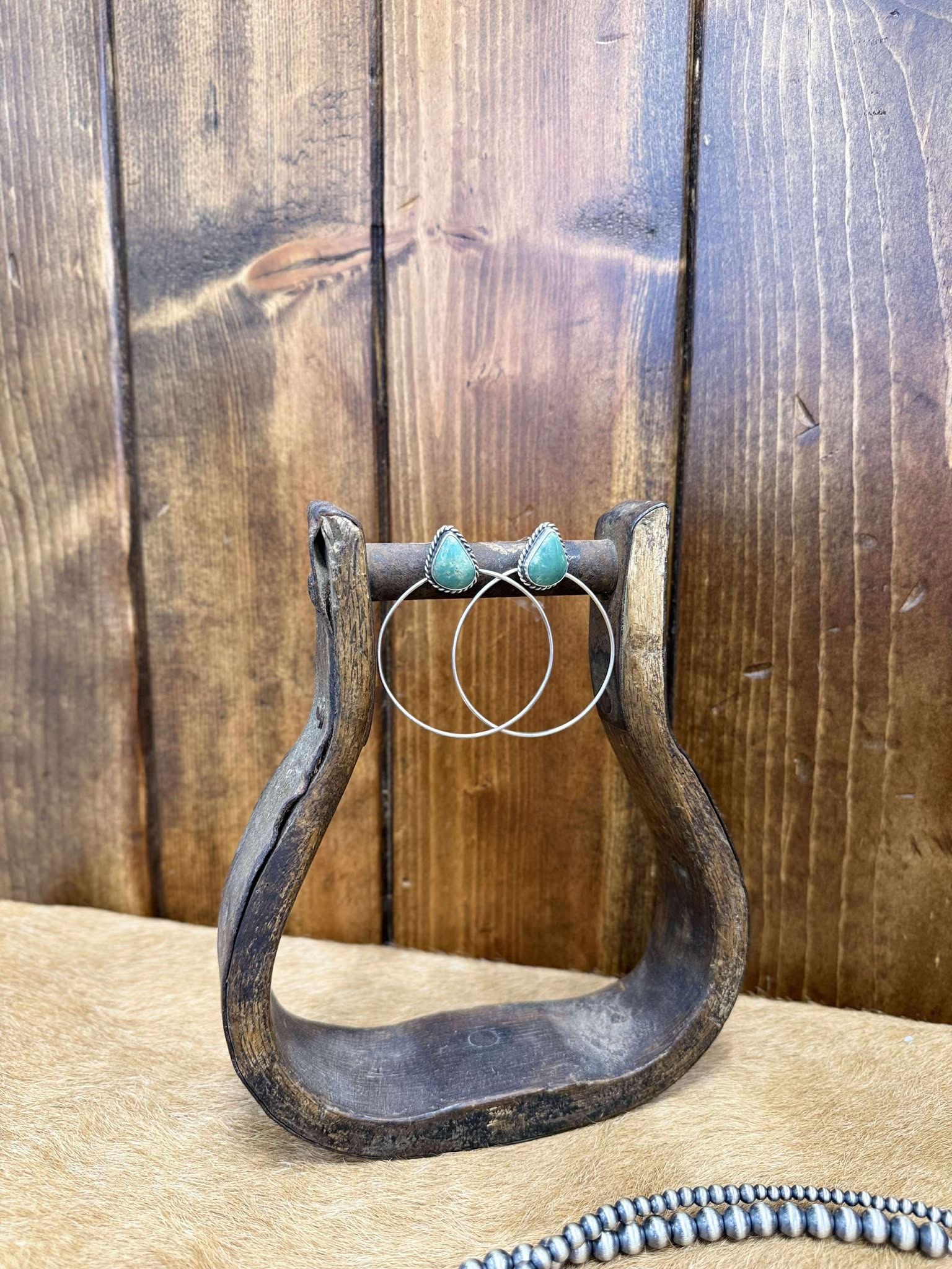 Jenny Earrings-Earrings-LJ Turquoise-Lucky J Boots & More, Women's, Men's, & Kids Western Store Located in Carthage, MO