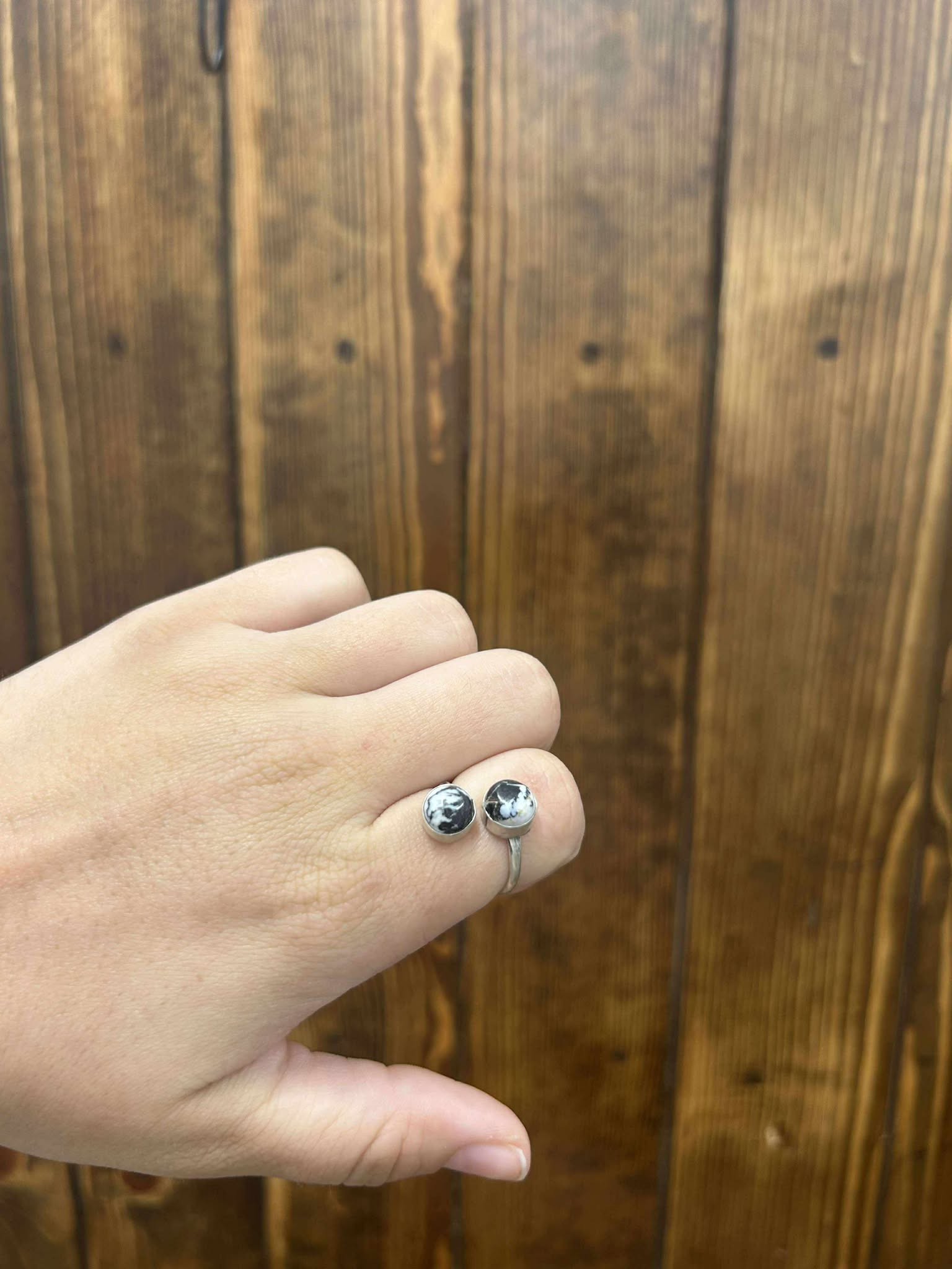 Hallie Ring-Rings-LJ Turquoise-Lucky J Boots & More, Women's, Men's, & Kids Western Store Located in Carthage, MO