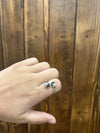 Hallie Ring-Rings-LJ Turquoise-Lucky J Boots & More, Women's, Men's, & Kids Western Store Located in Carthage, MO