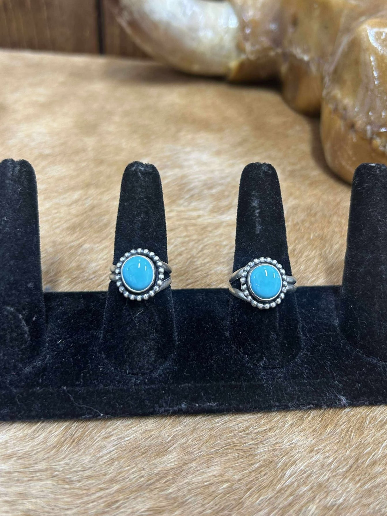 Ozzy Ring-Rings-LJ Turquoise-Lucky J Boots & More, Women's, Men's, & Kids Western Store Located in Carthage, MO