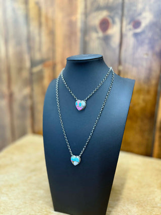 Everly Necklace-Necklaces-LJ Turquoise-Lucky J Boots & More, Women's, Men's, & Kids Western Store Located in Carthage, MO