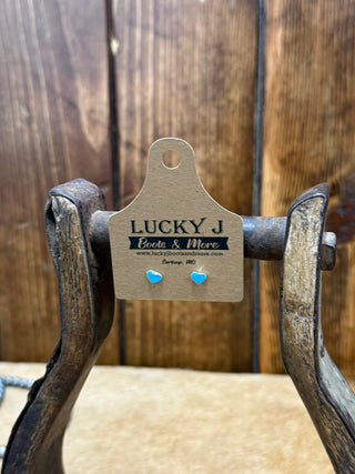 Taylor Earrings-Earrings-LJ Turquoise-Lucky J Boots & More, Women's, Men's, & Kids Western Store Located in Carthage, MO