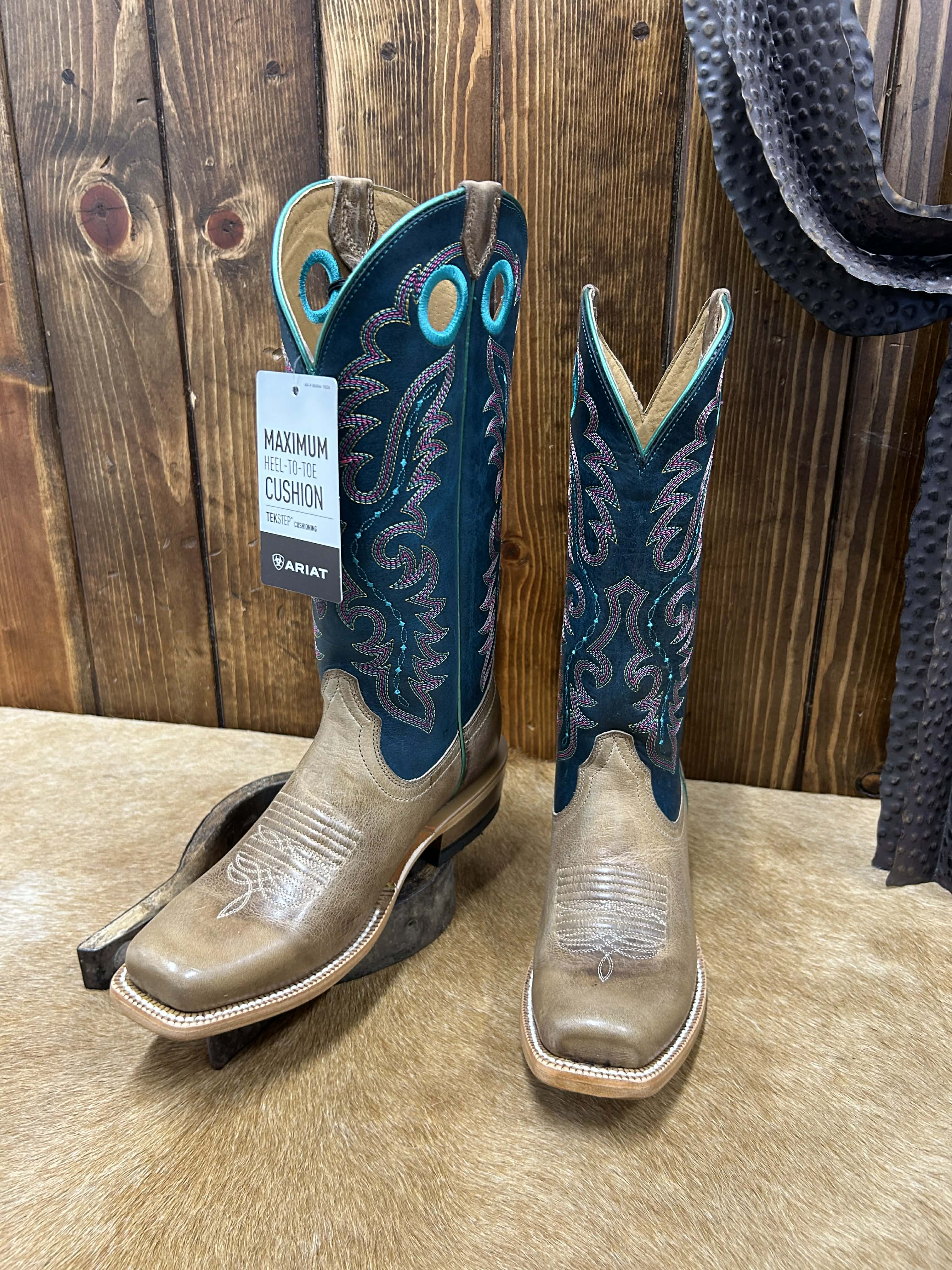Women's Ariat Futurity Boon Carmalized Tan Boot-Women's Boots-Ariat-Lucky J Boots & More, Women's, Men's, & Kids Western Store Located in Carthage, MO
