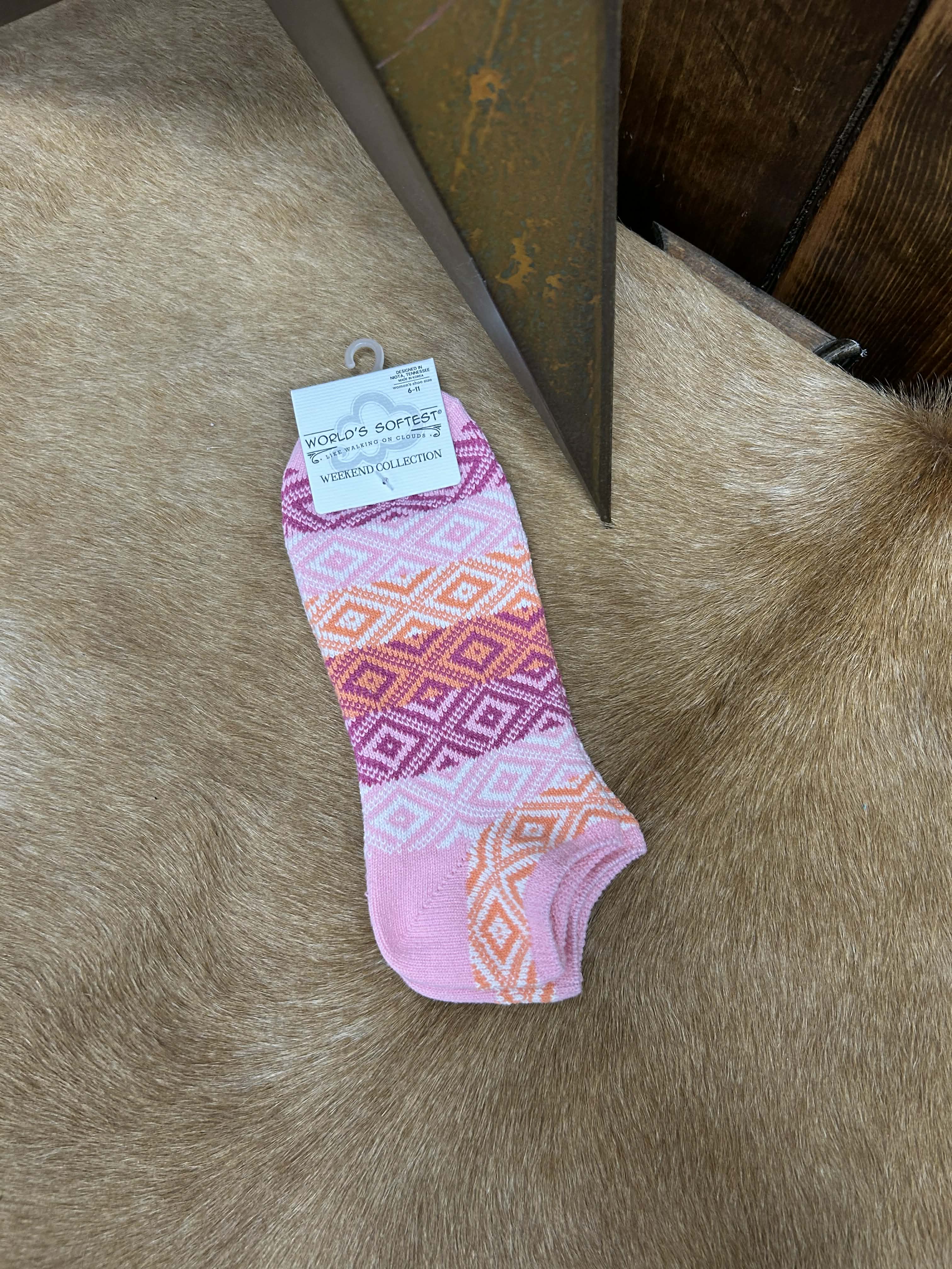 Weekend Collection Ankle Socks WSGEMLOW-Socks-World's Softest Socks-Lucky J Boots & More, Women's, Men's, & Kids Western Store Located in Carthage, MO