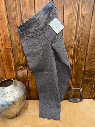 Women's Hidden Sammie Cheetah Barrel Jean