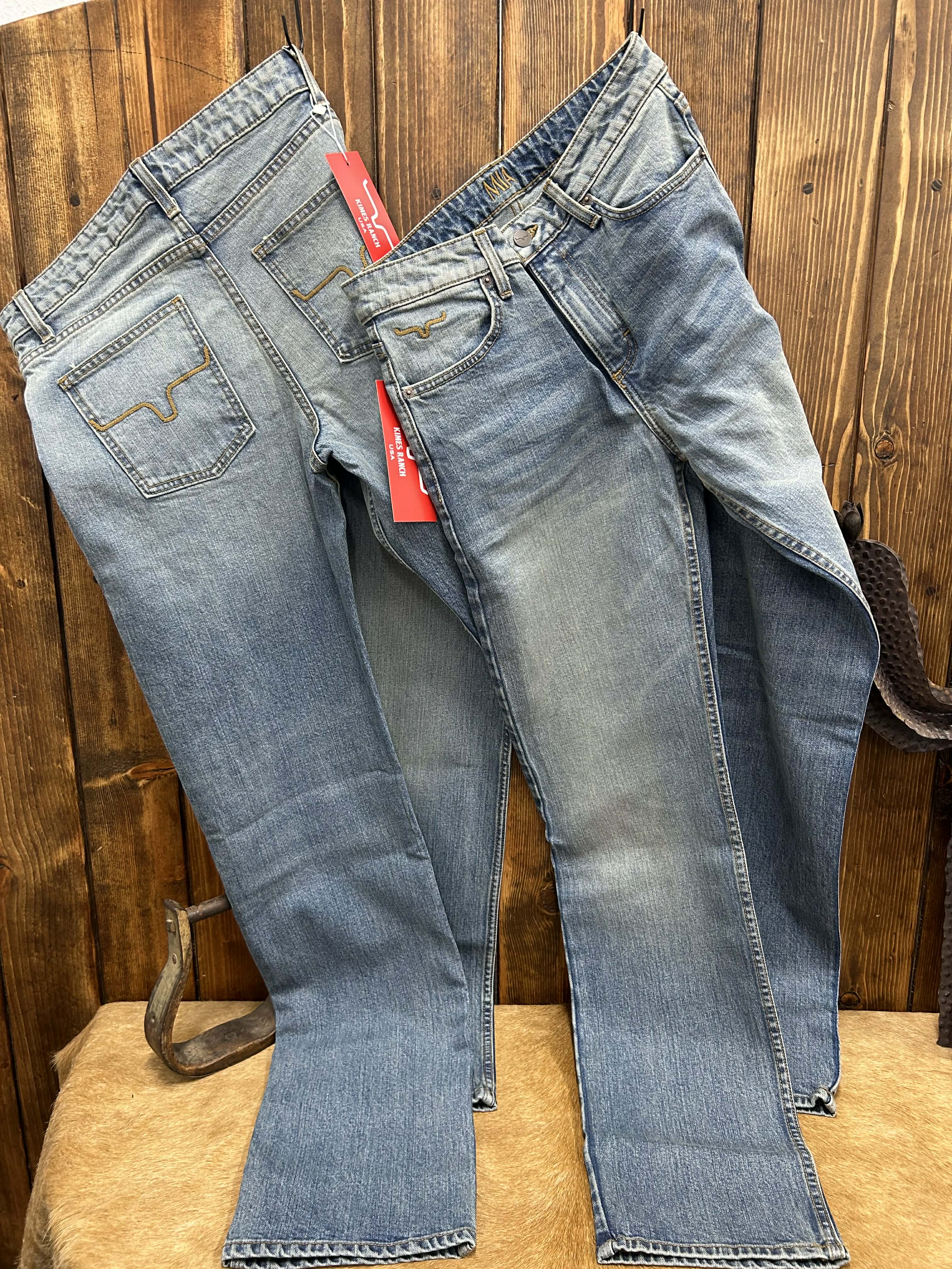 Women's Kimes Mia Mid Wash Jean-Women's Denim-Kimes Ranch-Lucky J Boots & More, Women's, Men's, & Kids Western Store Located in Carthage, MO