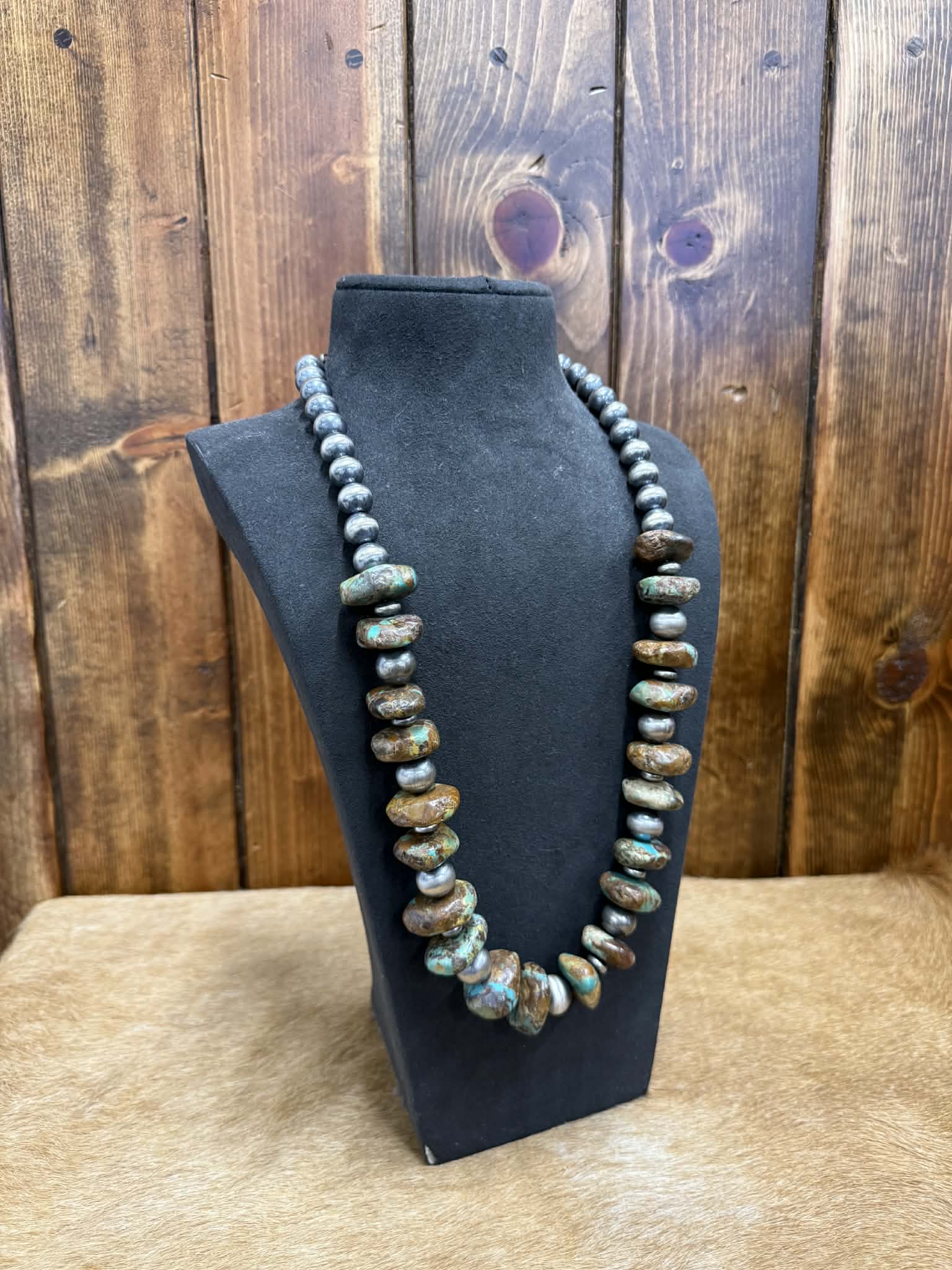 Genevieve Necklace-Necklaces-LJ Turquoise-Lucky J Boots & More, Women's, Men's, & Kids Western Store Located in Carthage, MO