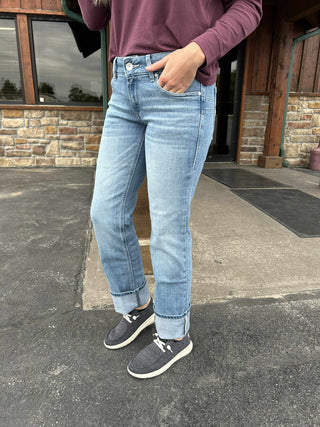 Women's Ariat Mid Rise Alessia Straight Leg Jean-Women's Denim-Ariat-Lucky J Boots & More, Women's, Men's, & Kids Western Store Located in Carthage, MO