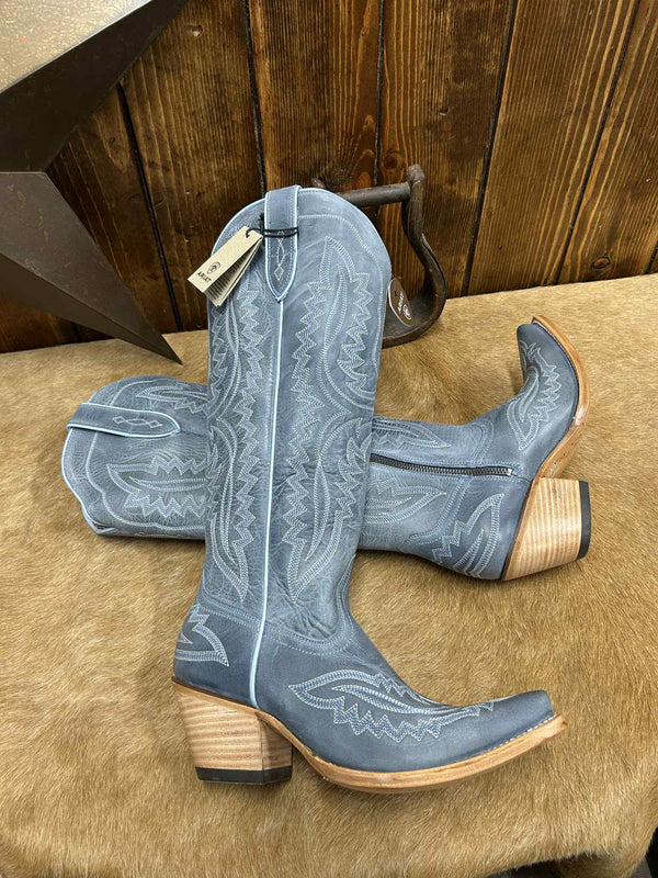 Women's Ariat Vintage Denim Casanova Boot-Women's Boots-Ariat-Lucky J Boots & More, Women's, Men's, & Kids Western Store Located in Carthage, MO