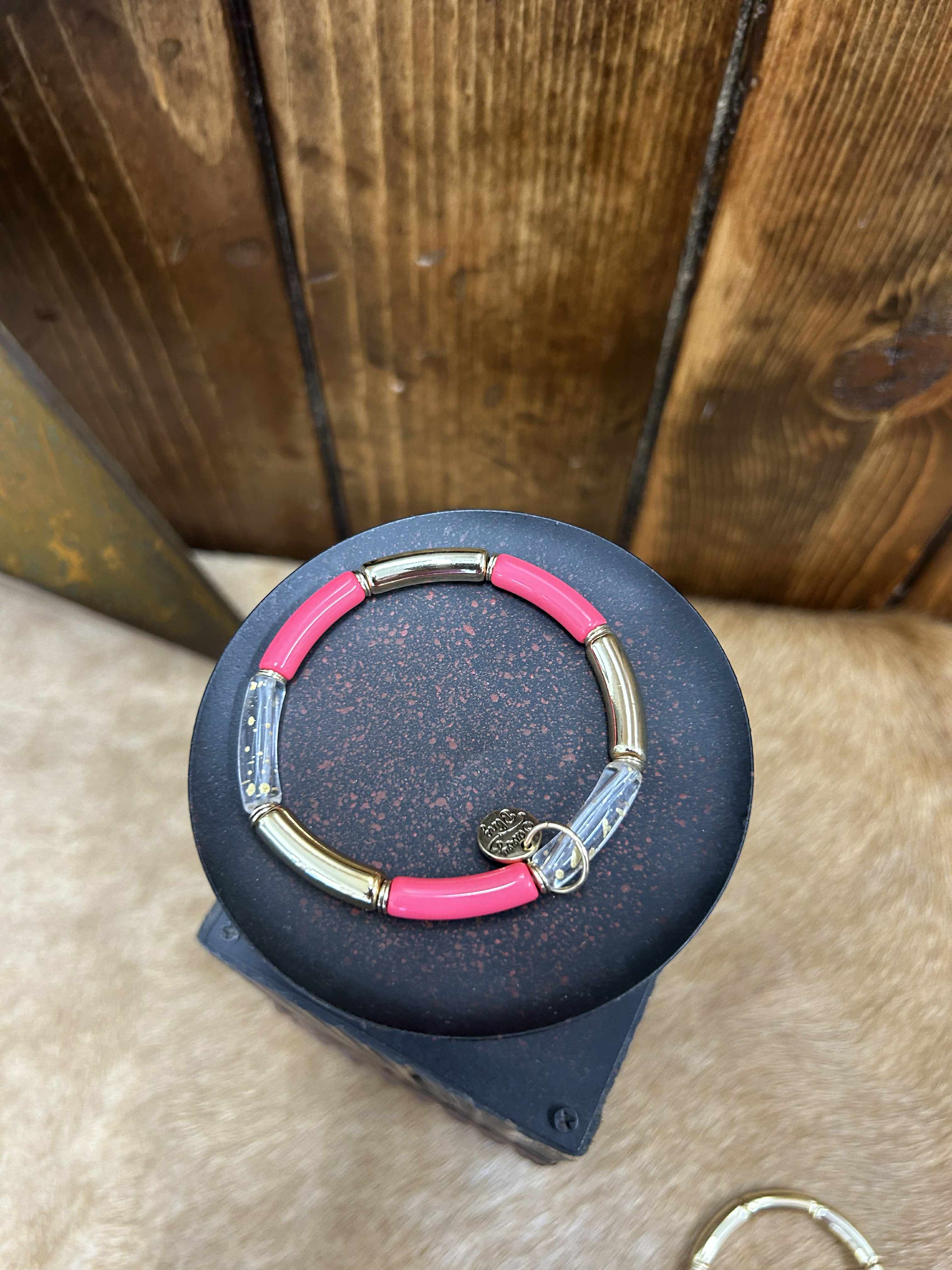 Gold Small Color Bracelets-Bracelets-LJ Fashion Jewelry-Lucky J Boots & More, Women's, Men's, & Kids Western Store Located in Carthage, MO