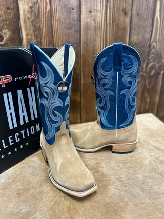 Men's Horse Power Tan Crazy Roughout Cutter Toe Boot-Men's Boots-Horse Power-Lucky J Boots & More, Women's, Men's, & Kids Western Store Located in Carthage, MO