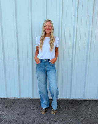 Women's Hidden Carrie High Rise Dad Jean