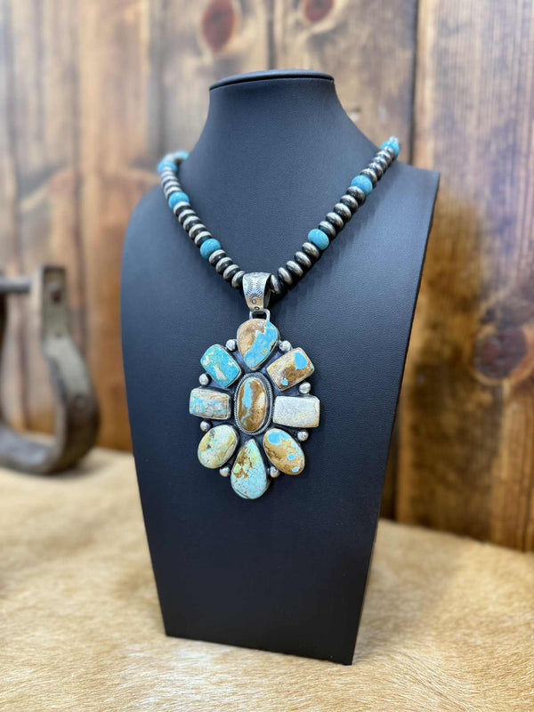 Augusta Necklace-Necklaces-LJ Turquoise-Lucky J Boots & More, Women's, Men's, & Kids Western Store Located in Carthage, MO