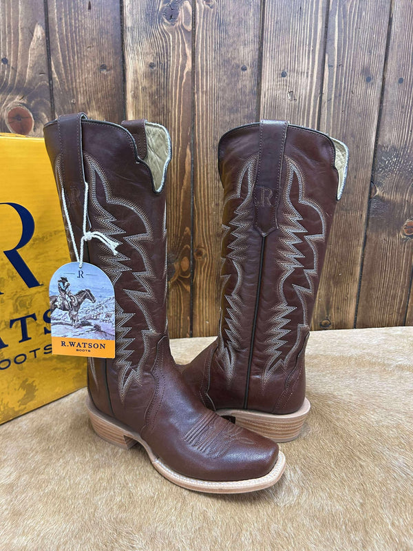 Women's R. Watson Brass Goat Boot-Women's Boots-R. Watson-Lucky J Boots & More, Women's, Men's, & Kids Western Store Located in Carthage, MO