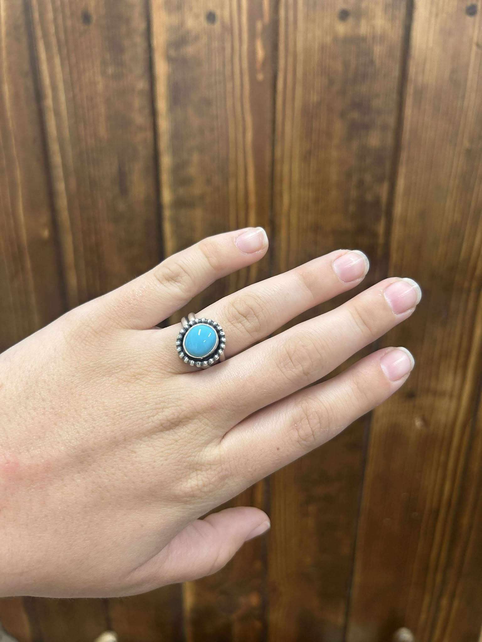 Ozzy Ring-Rings-LJ Turquoise-Lucky J Boots & More, Women's, Men's, & Kids Western Store Located in Carthage, MO