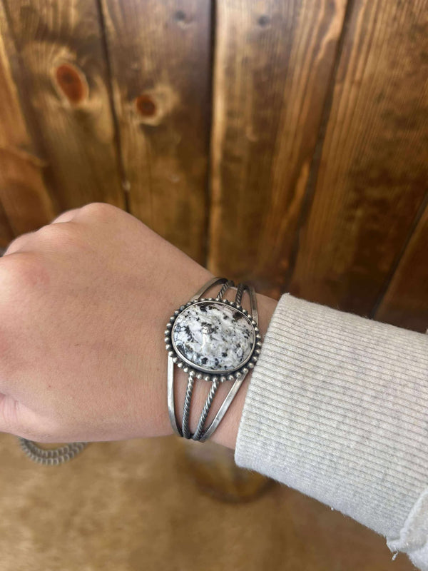 Norah Cuff-Bracelets-LJ Turquoise-Lucky J Boots & More, Women's, Men's, & Kids Western Store Located in Carthage, MO