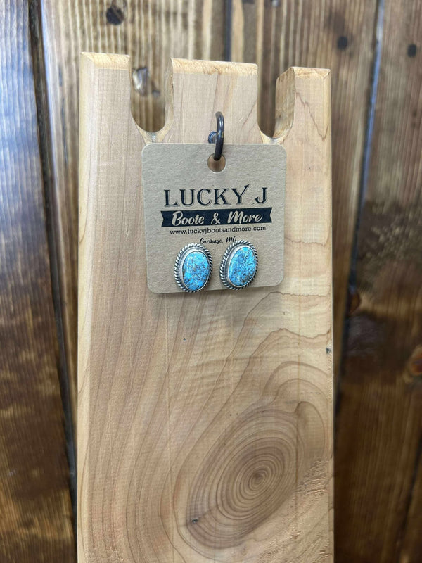 Colette Earrings-Earrings-LJ Turquoise-Lucky J Boots & More, Women's, Men's, & Kids Western Store Located in Carthage, MO