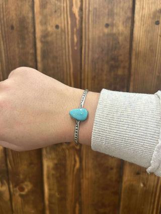 Kailani Cuff-Bracelets-LJ Turquoise-Lucky J Boots & More, Women's, Men's, & Kids Western Store Located in Carthage, MO