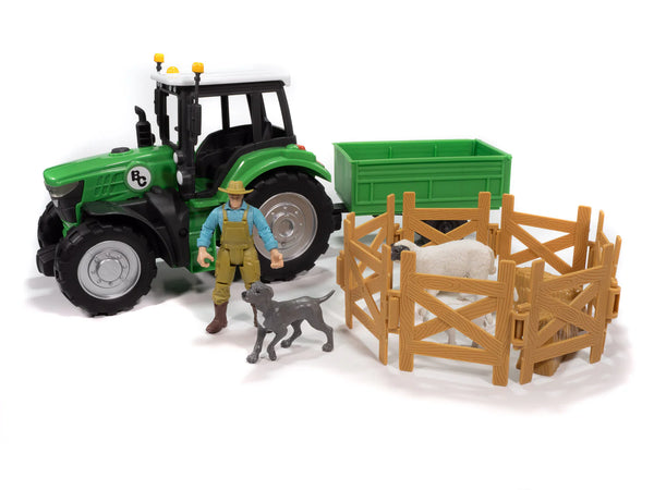 16-Piece Sheep Farmer & Tractor Playset-Big Country Toys-Lucky J Boots & More, Women's, Men's, & Kids Western Store Located in Carthage, MO