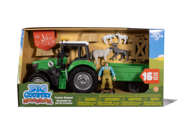 16-Piece Sheep Farmer & Tractor Playset-Big Country Toys-Lucky J Boots & More, Women's, Men's, & Kids Western Store Located in Carthage, MO