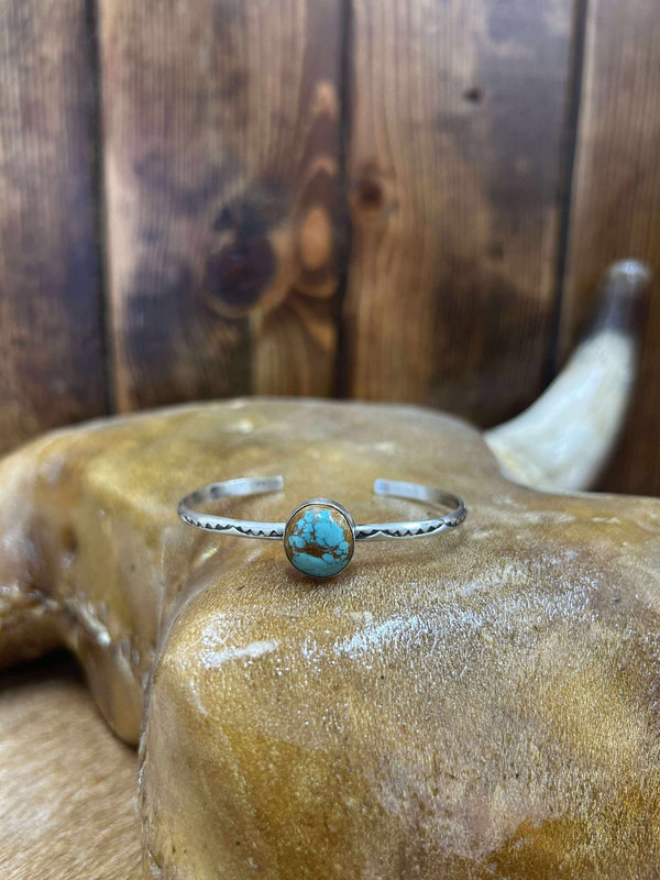 Rose Cuff-Bracelets-LJ Turquoise-Lucky J Boots & More, Women's, Men's, & Kids Western Store Located in Carthage, MO