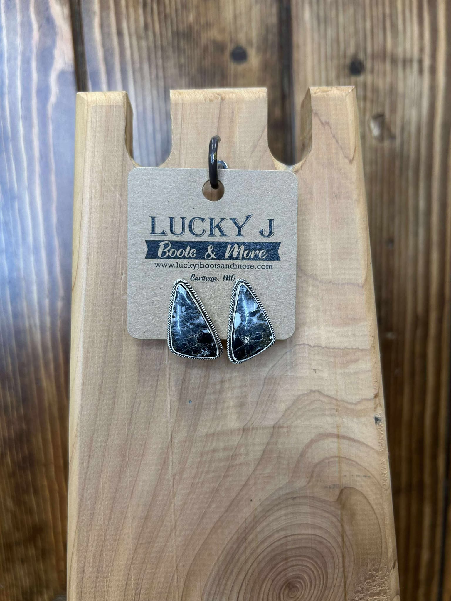 Regina Earrings-Earrings-LJ Turquoise-Lucky J Boots & More, Women's, Men's, & Kids Western Store Located in Carthage, MO